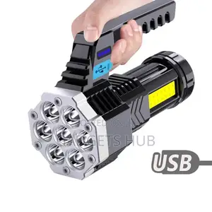 7 LED Rechargeable Powerful Flashlight Torch