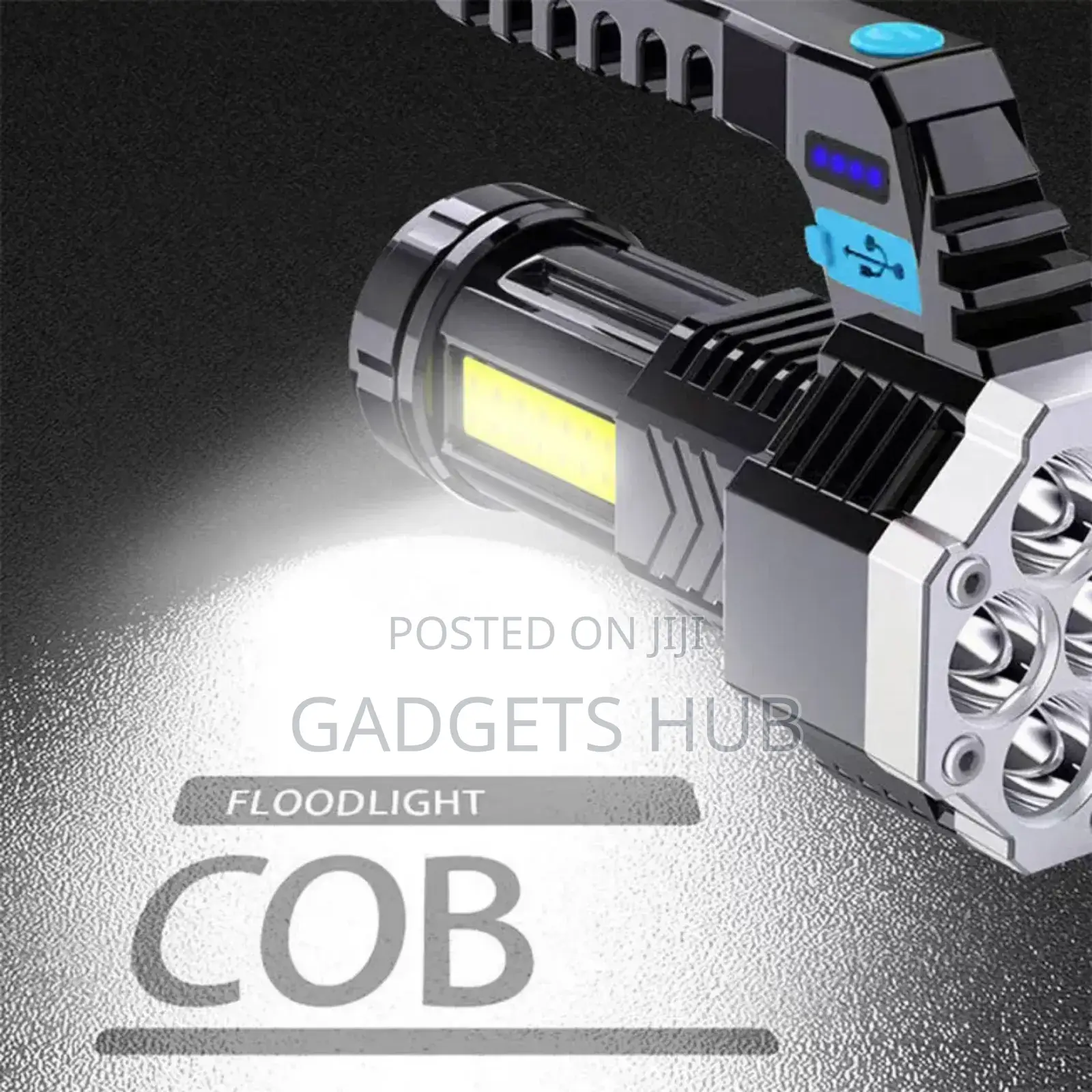 7 LED Rechargeable Powerful Flashlight Torch