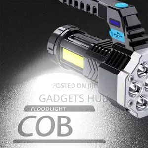7 LED Rechargeable Powerful Flashlight Torch