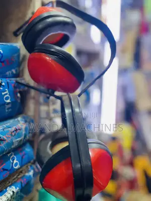 Earmuffs Red And Black