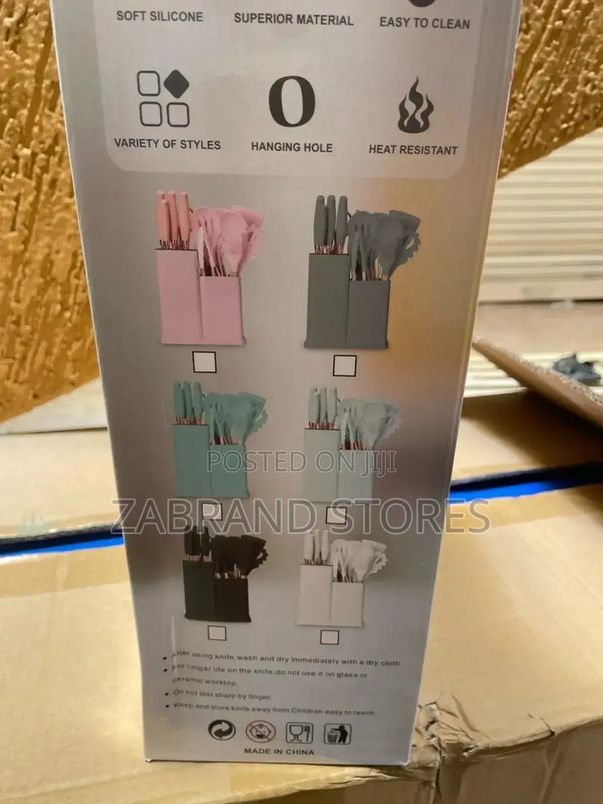 Silicon Knife and Cutlery Set
