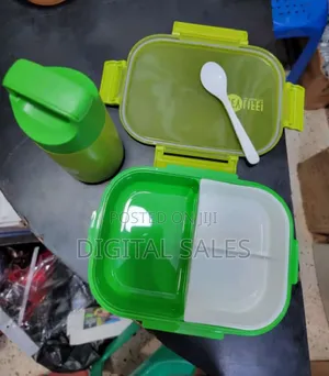 Lunch Box Container With Water Bottle