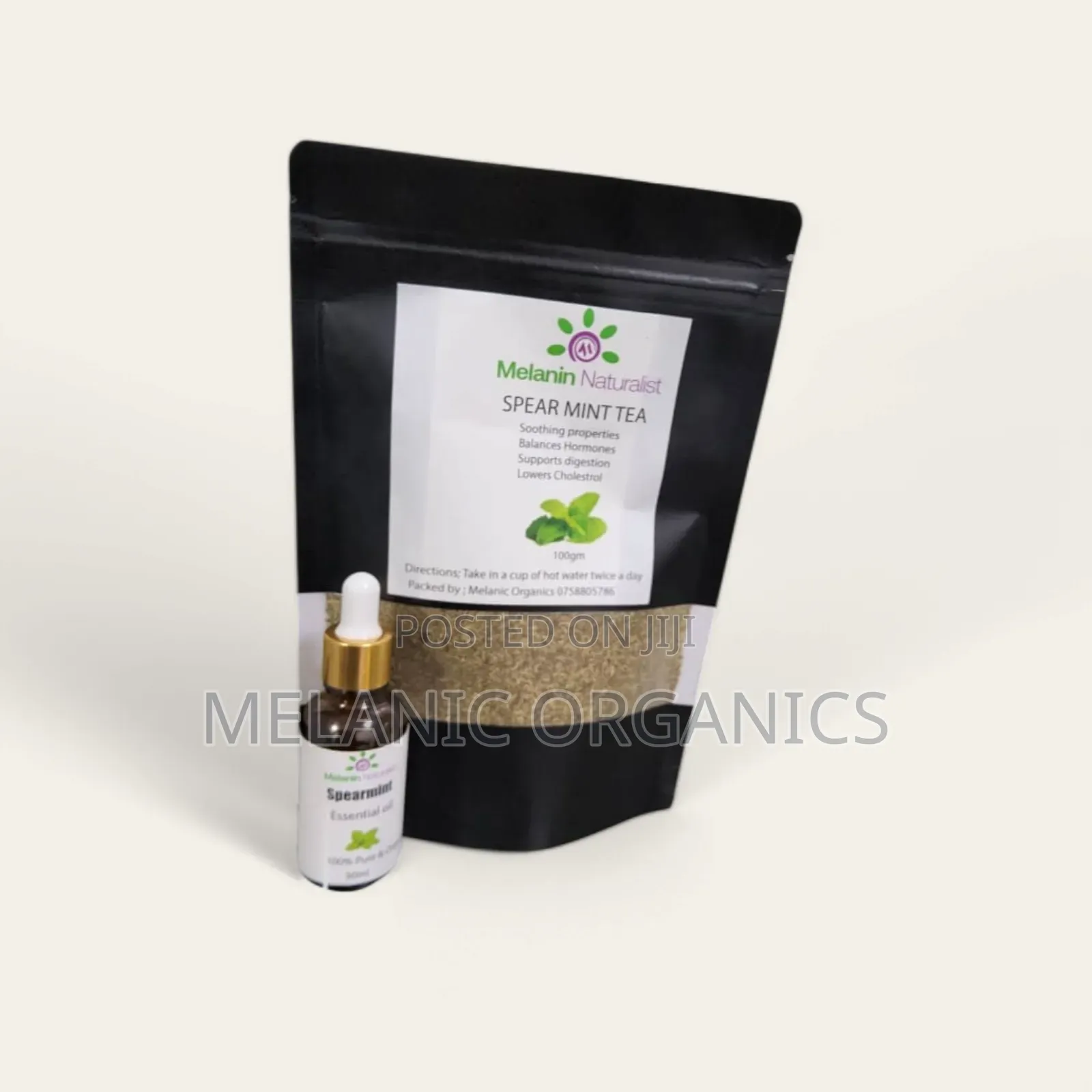 Spearmint Oil and Tea Package