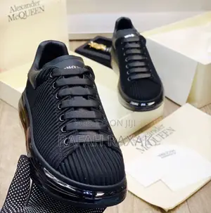 Original Triple Black Luxury Alexander McQueen Sneakers