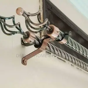 Mettalic Curtain Rod Installations