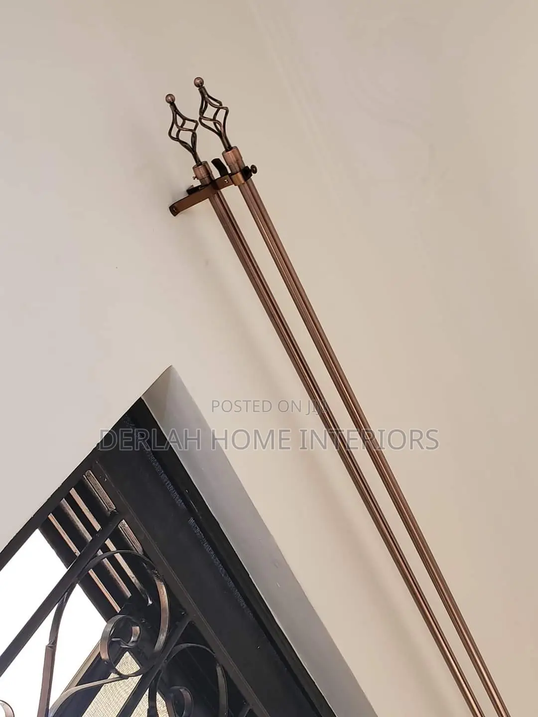 Mettalic Curtain Rod Installations