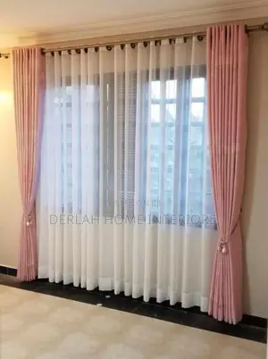 Full Set Curtain in Pink (4meters Curtain 3meters Net )