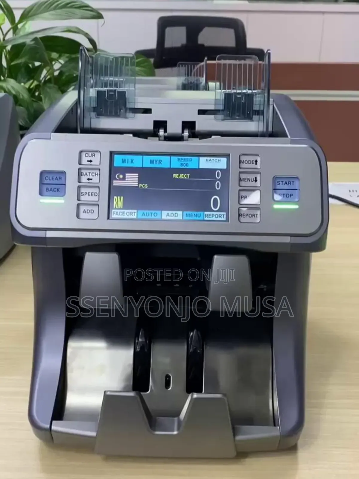 Multi-Currency Value Bill Counter With Auto Identify - Double Pocket.