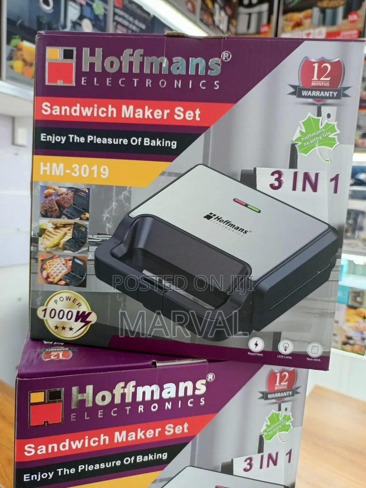 Sandwich Maker Set 3in1 ( Grill , Waffle Sandwich)