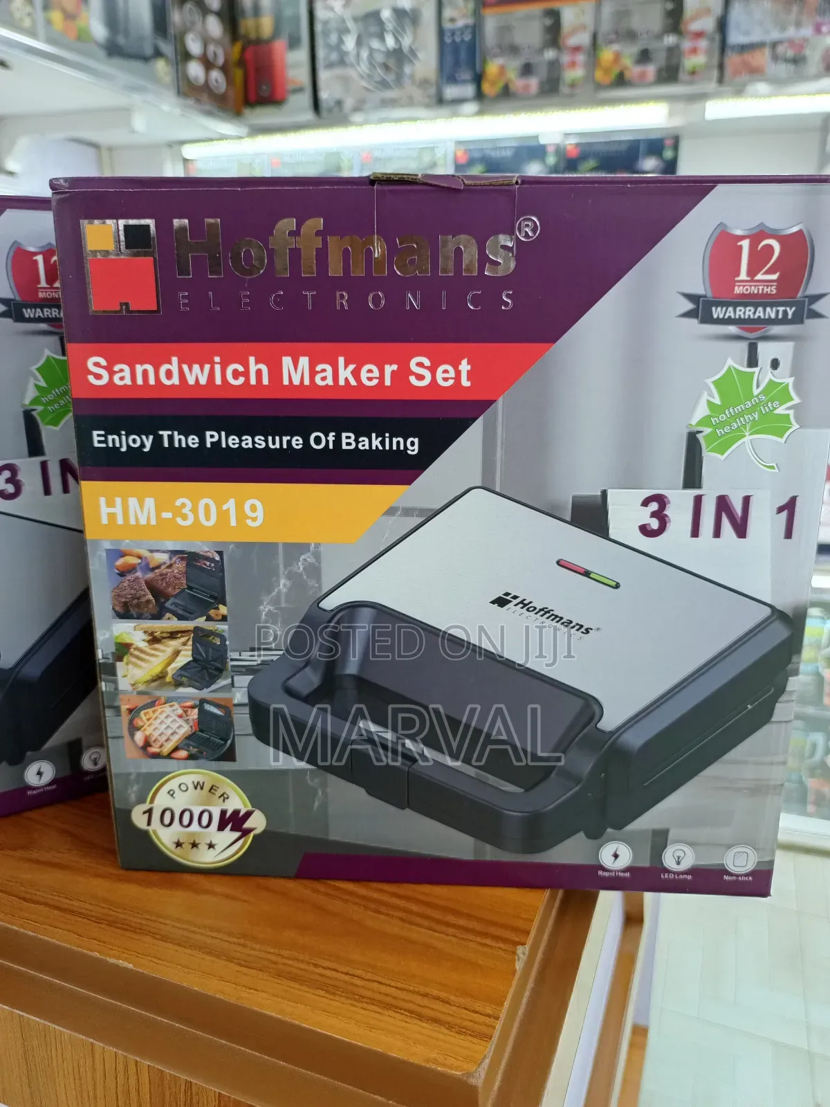 Sandwich Maker Set 3in1 ( Grill , Waffle Sandwich)