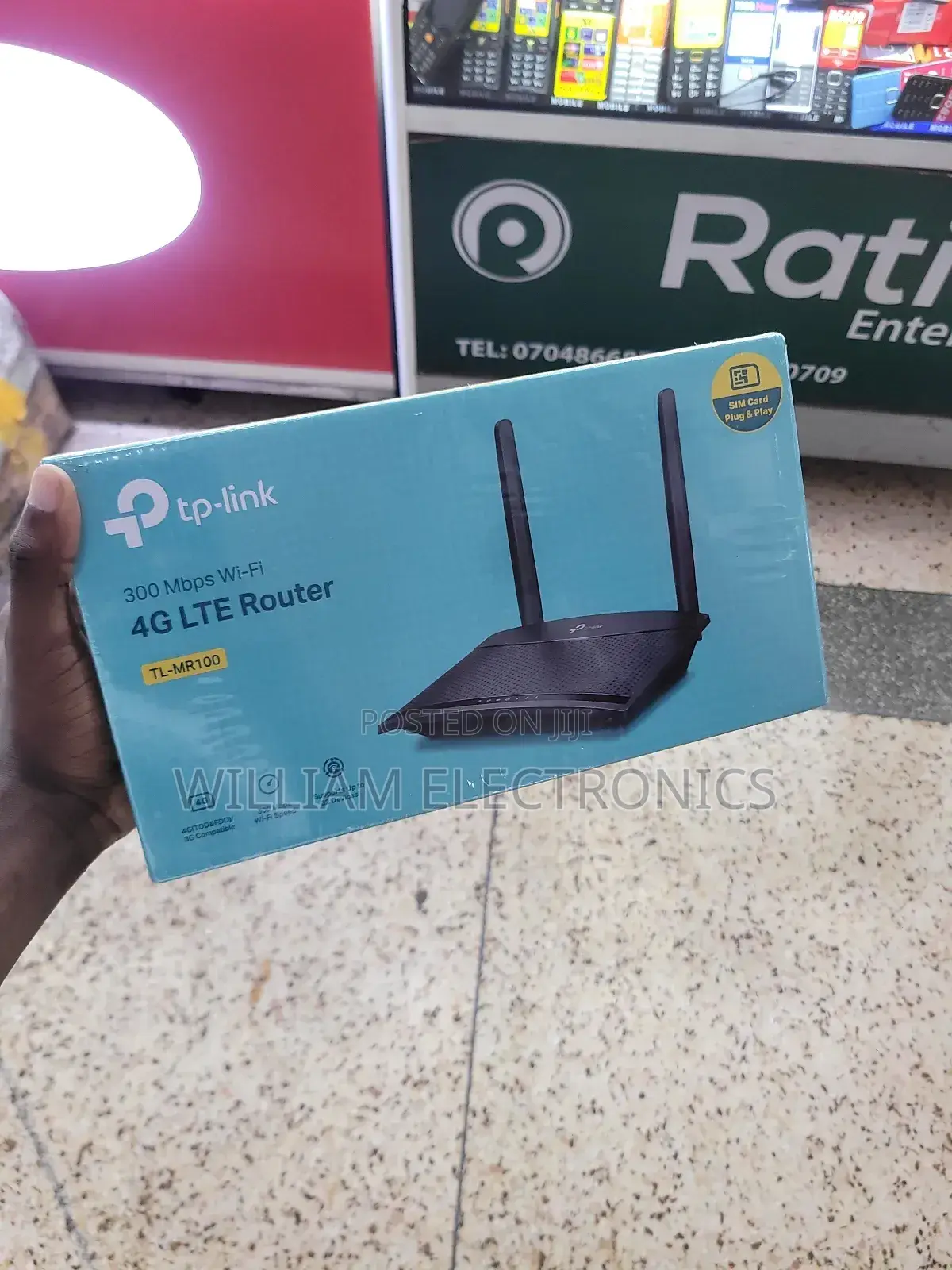 Tp Link Tl-Mr100 4g Wireless Router -Black/Tp Link Router