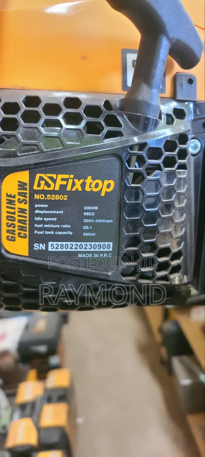 Gs Fixtop Chainsaw