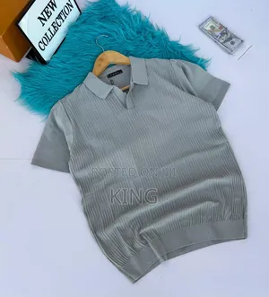 Luxe-Deep Knit Zip T-Shirts