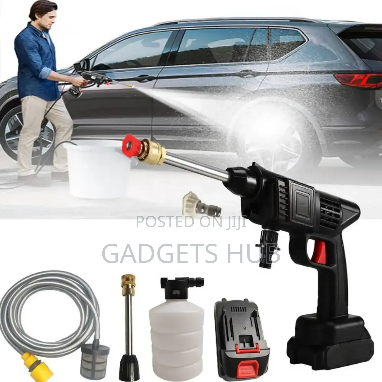High Pressure Cordless Car Washer Wireless Spray