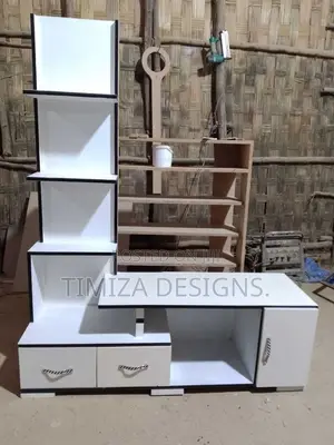 White Tv Stand A34