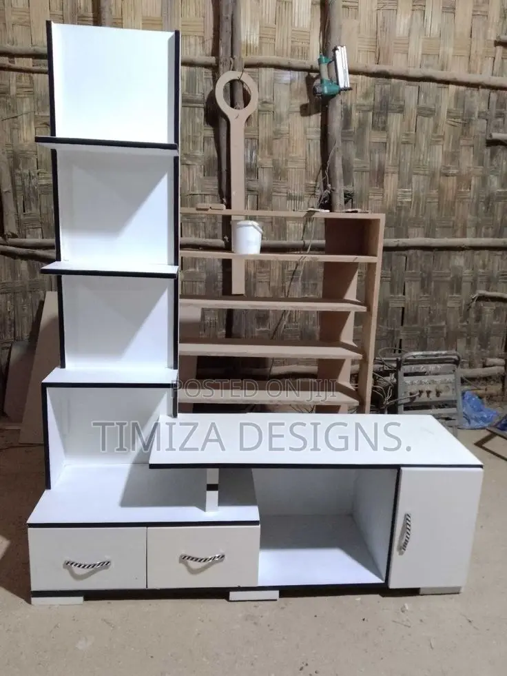 White Tv Stand A34