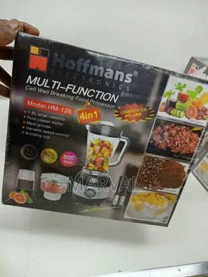 Hoffmans 4 in 1 Blender With Grinder Juicer Food Processor