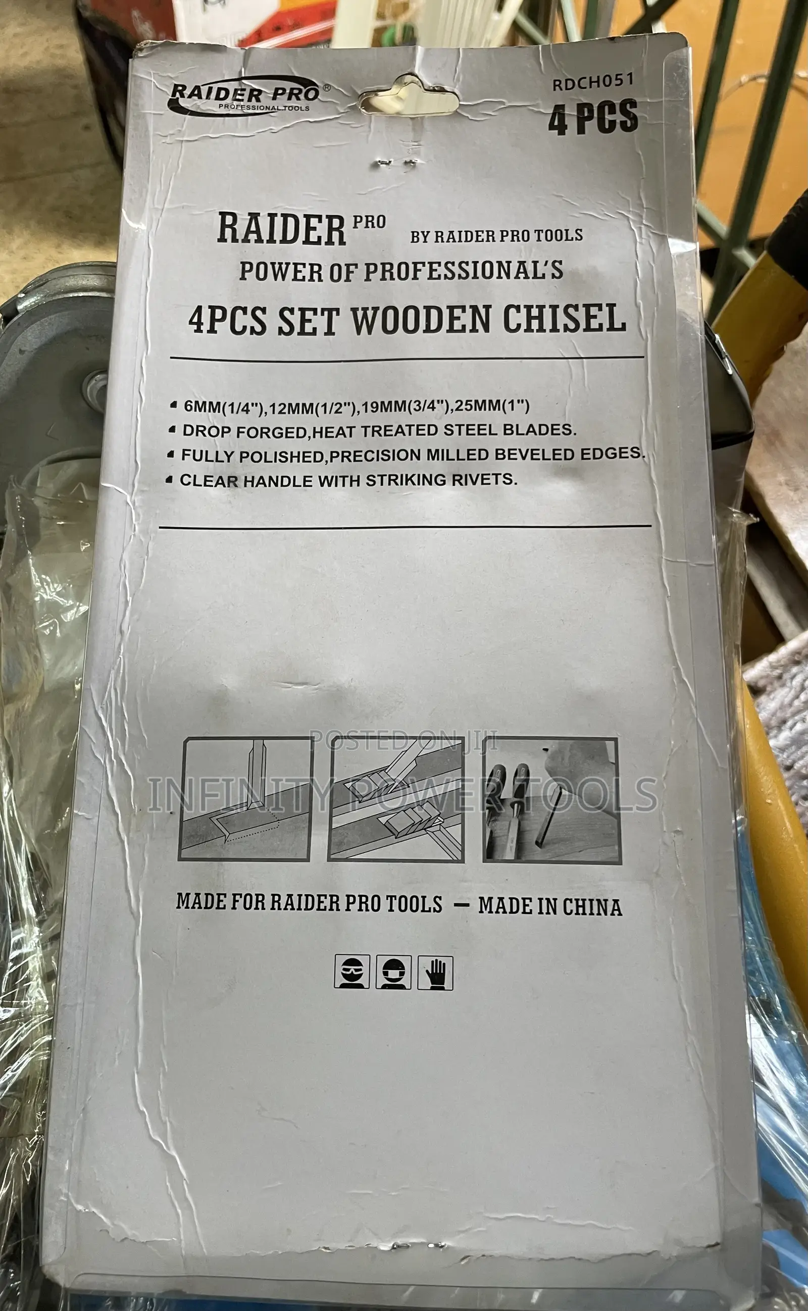 Wooden Chisel(4pcs)