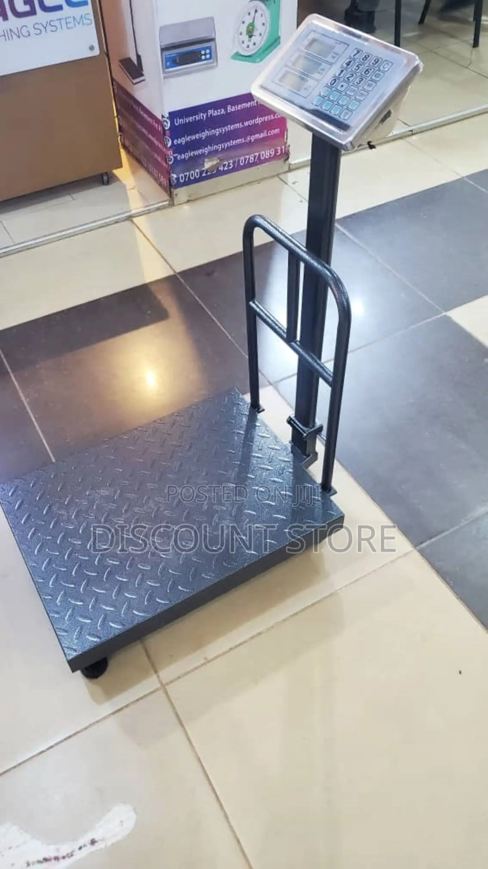 ACS 350kg D=20g Strong Low Profile Industrial Platform Scale