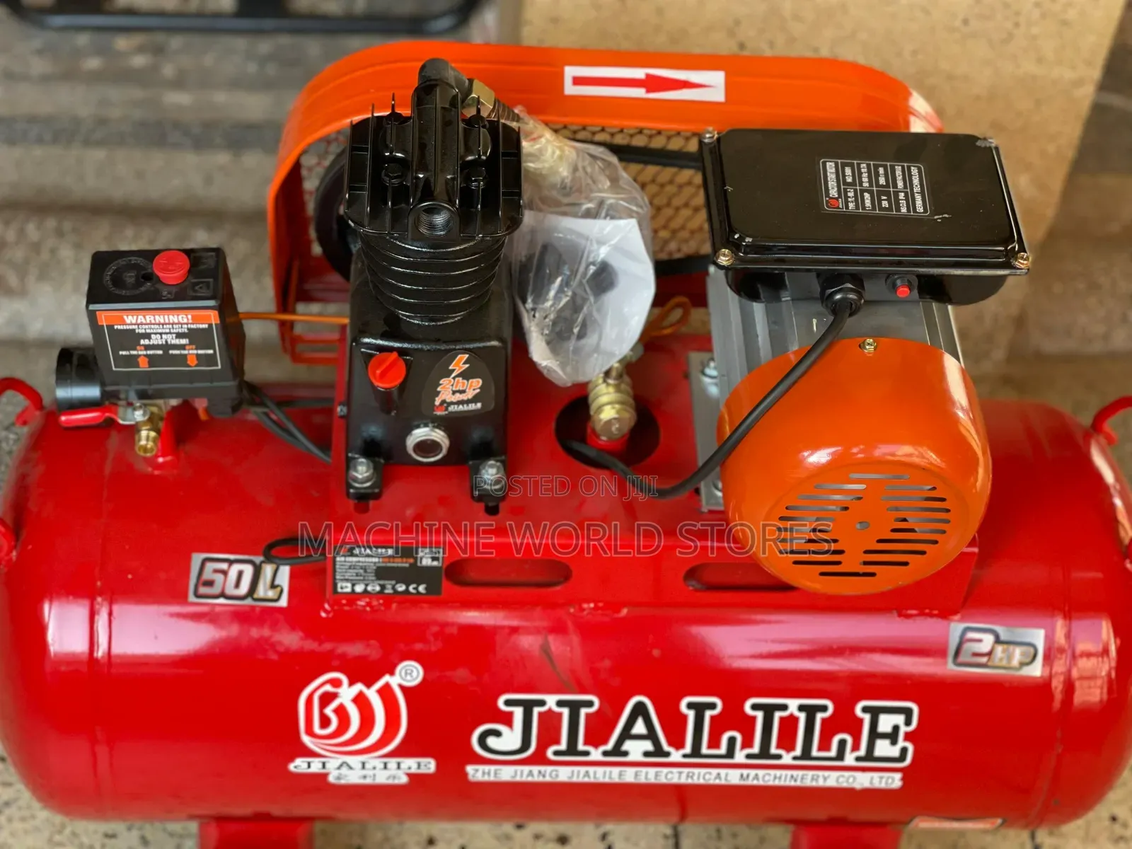 50L Electric Compressor (1 Piston Head)