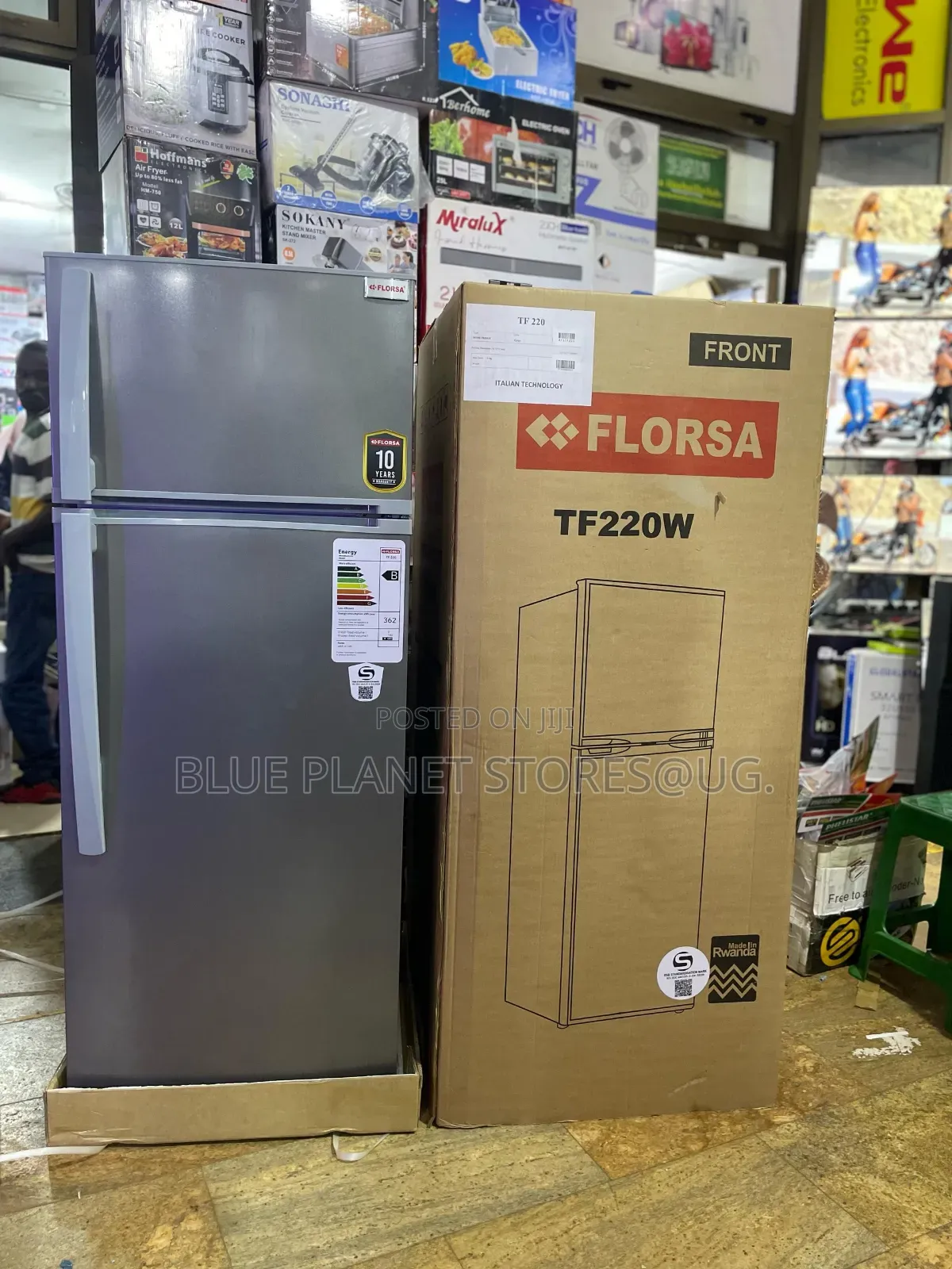 FLORSA 220litres Double Door Refrigerators \\ Tf-220w