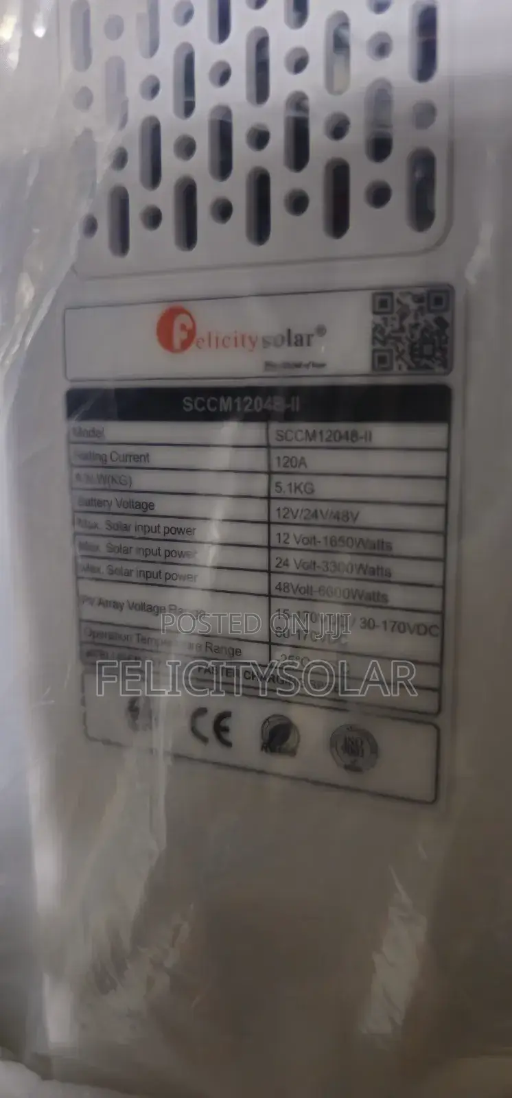Felicity Charger Controller 80a