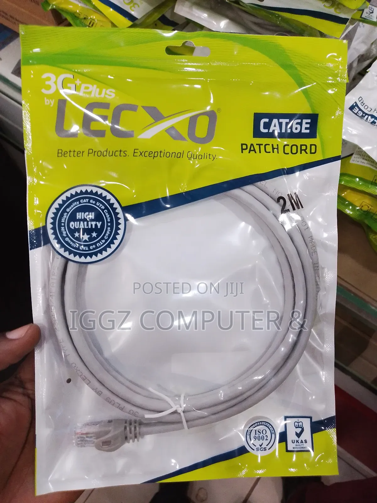 Lecxo 2 Metres Cat 6 Cable