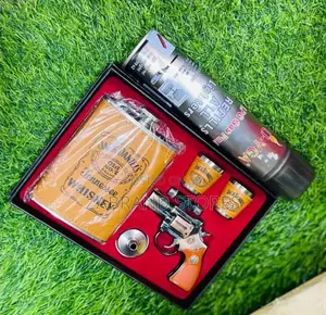 Hip Whisky Bottle With Gas Can