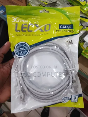 Lecxo 3 Metres Cat 6 Cable