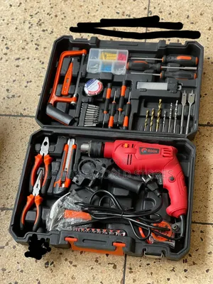 Electric Drill With Tool Accesories