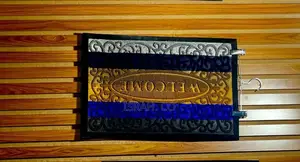 Welcome Door Mat Multicolored