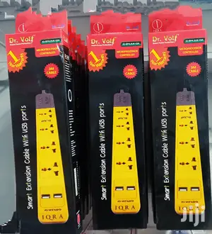 Dr.Volt Microchip Controlled Smart Extension Cable With USB