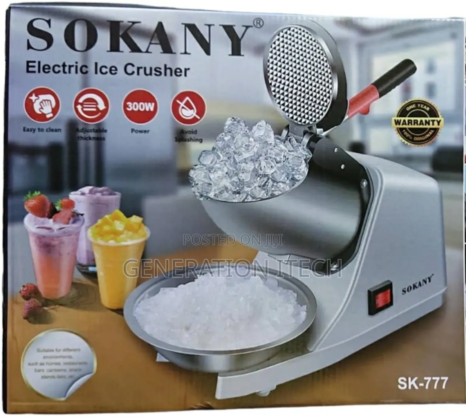 Sokany Electric Ice Crusher