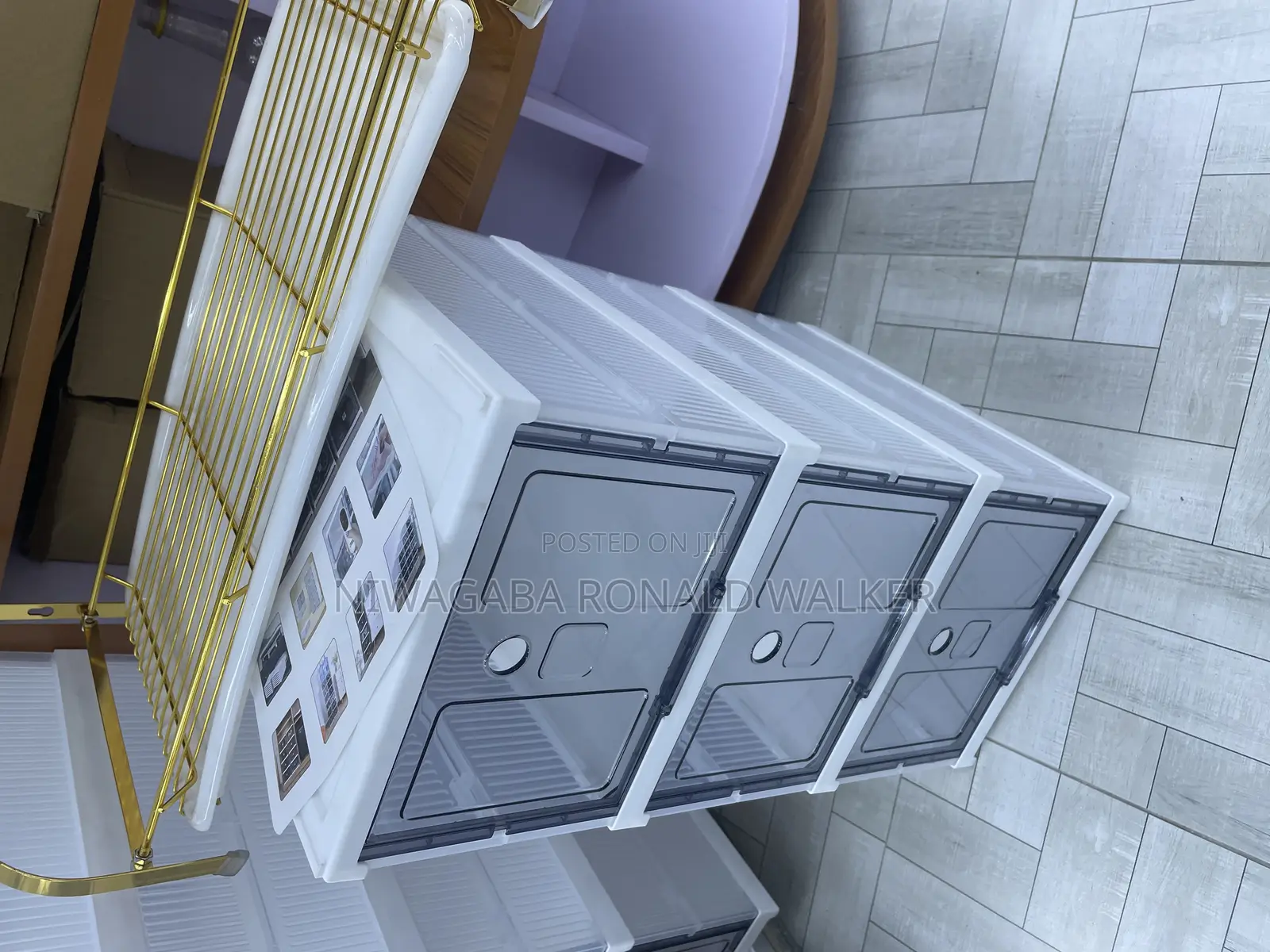 Telescopic 3 Layer Cabine Shoe Rack