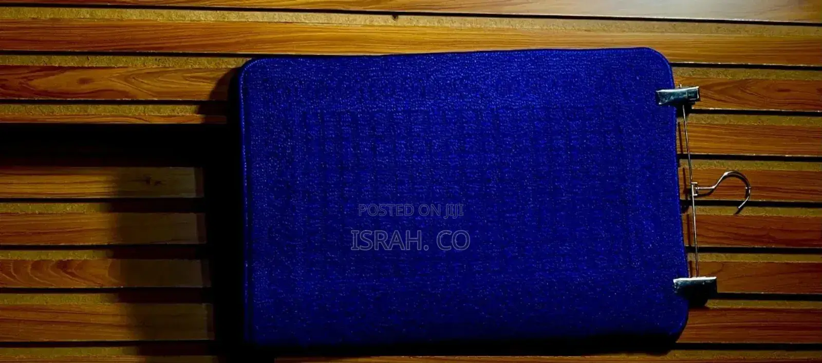 Blue Flufffy Door Rug Mat