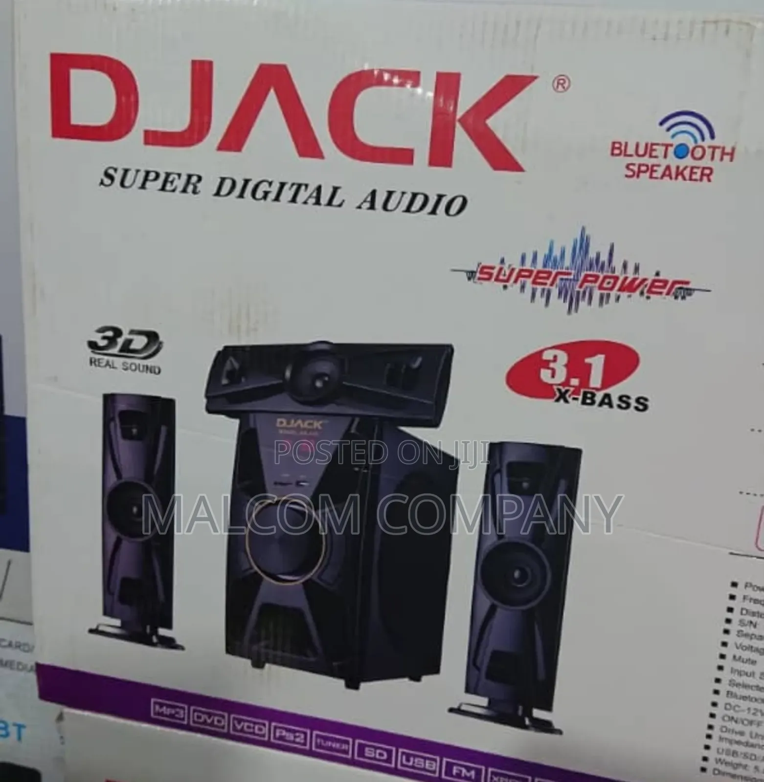DJACK Bluetooth Woofer/ Speaker.