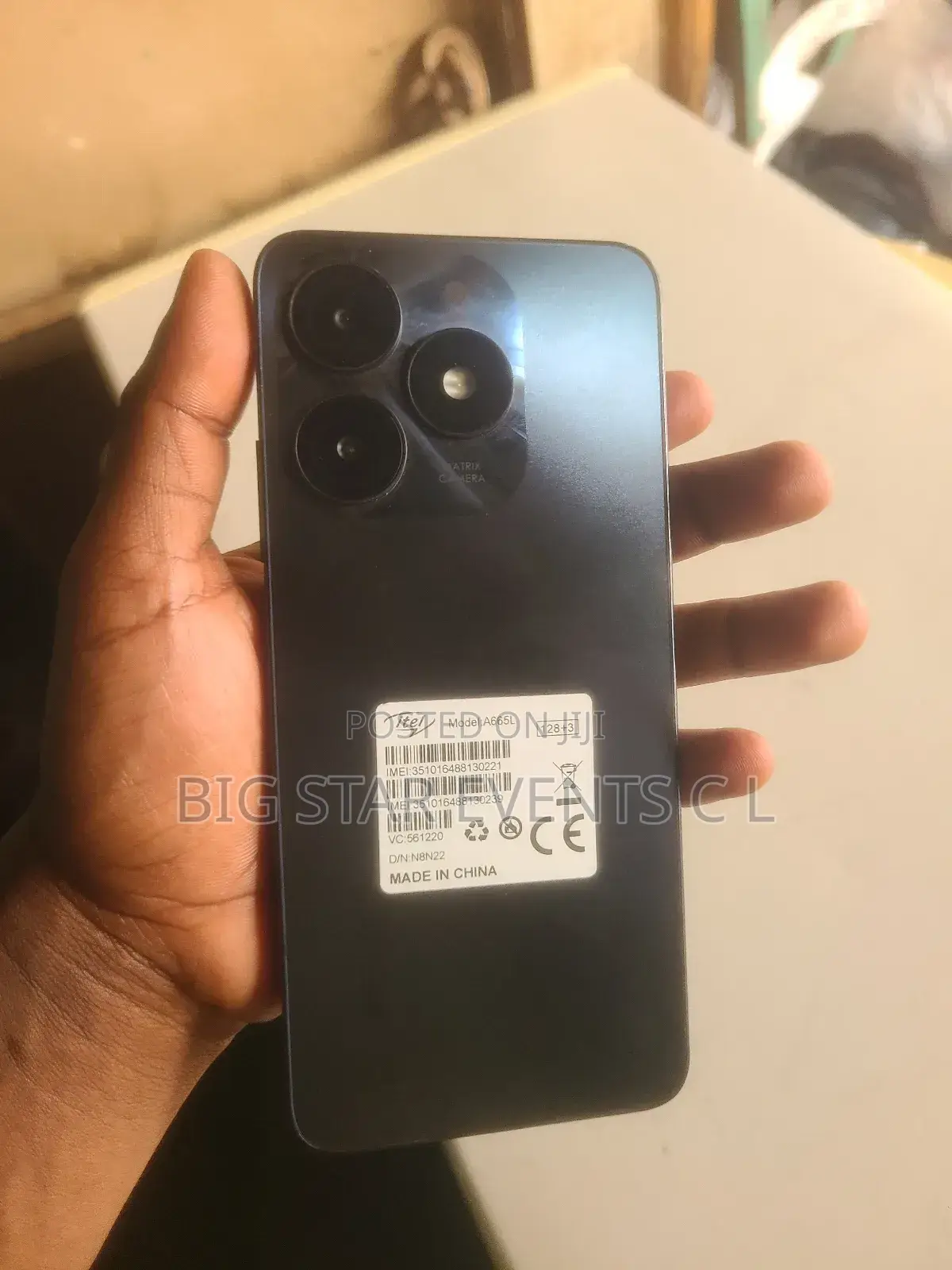 Itel A70 128 GB Black