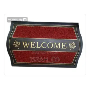 Door Mat With Different Skirtings Doormat-Red