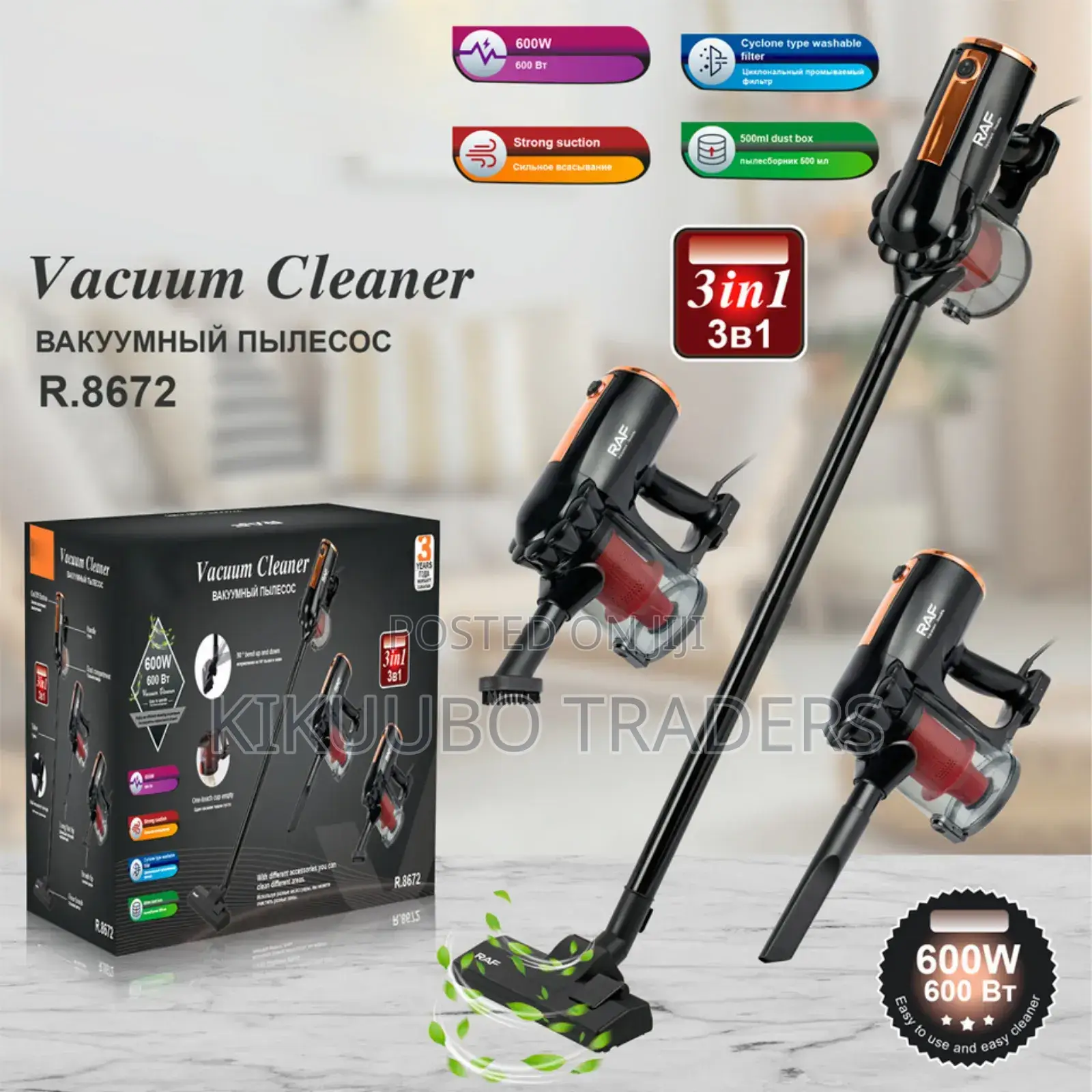 RAF Handheld Dust Collector 600w Vacuum Cleaner