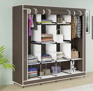 Four Column Metallic Closet