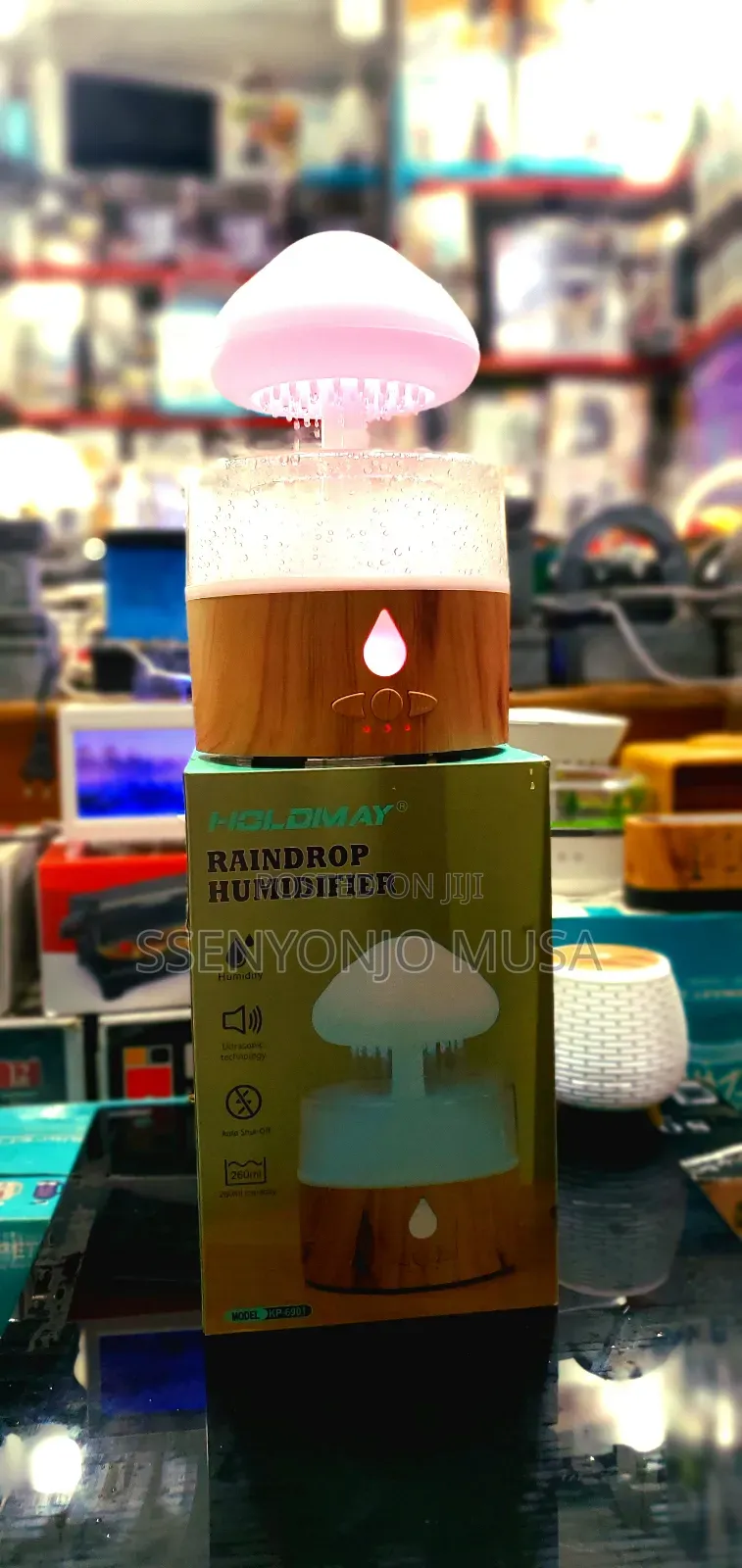 Rain Cloud Humidifier-3-in-1 Humidifier,Oil Diffuser Light