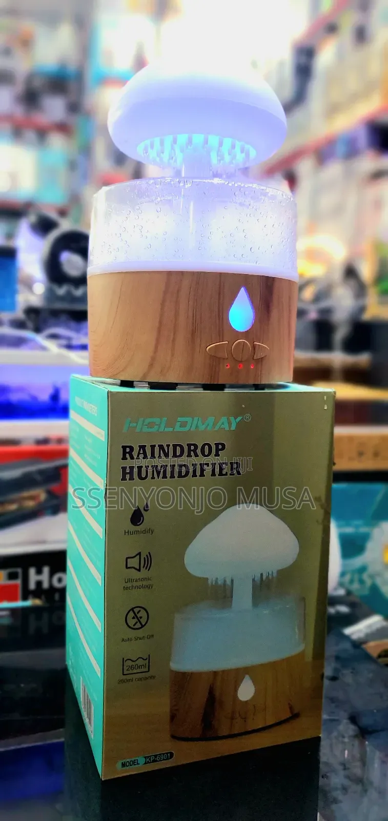 Rain Cloud Humidifier-3-in-1 Humidifier,Oil Diffuser Light