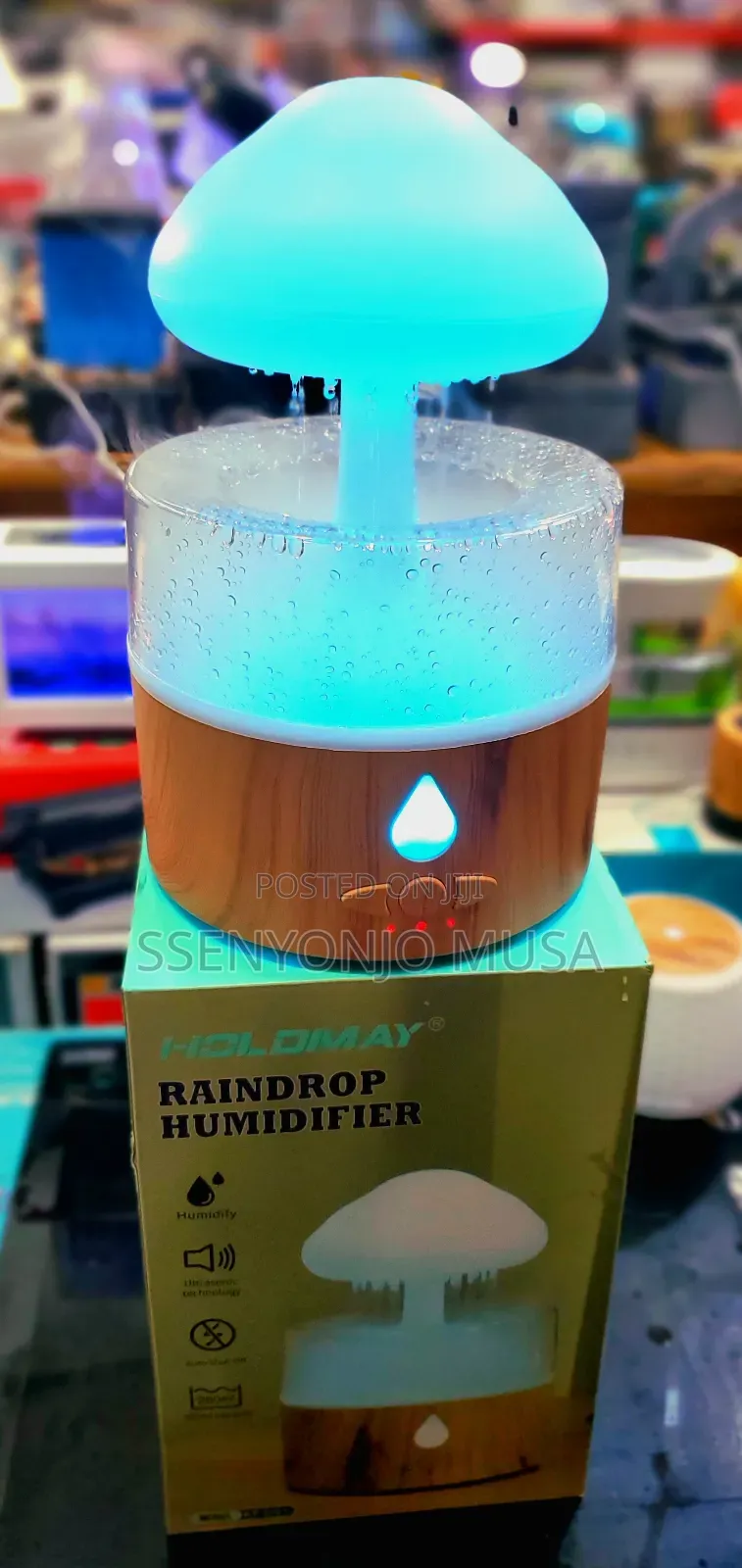 Rain Cloud Humidifier-3-in-1 Humidifier,Oil Diffuser Light