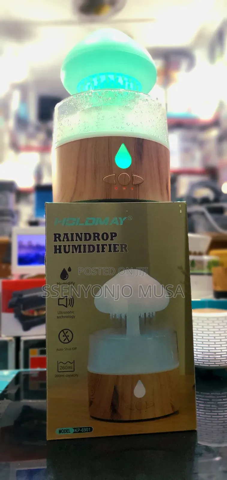 Rain Cloud Humidifier-3-in-1 Humidifier,Oil Diffuser Light