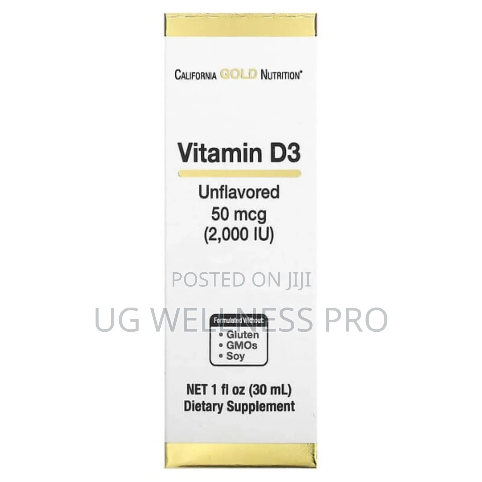 California Gold Nutrition, Vitamin D3 2000iu Drops 30ml