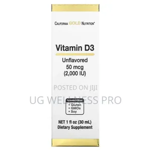 California Gold Nutrition, Vitamin D3 2000iu Drops 30ml