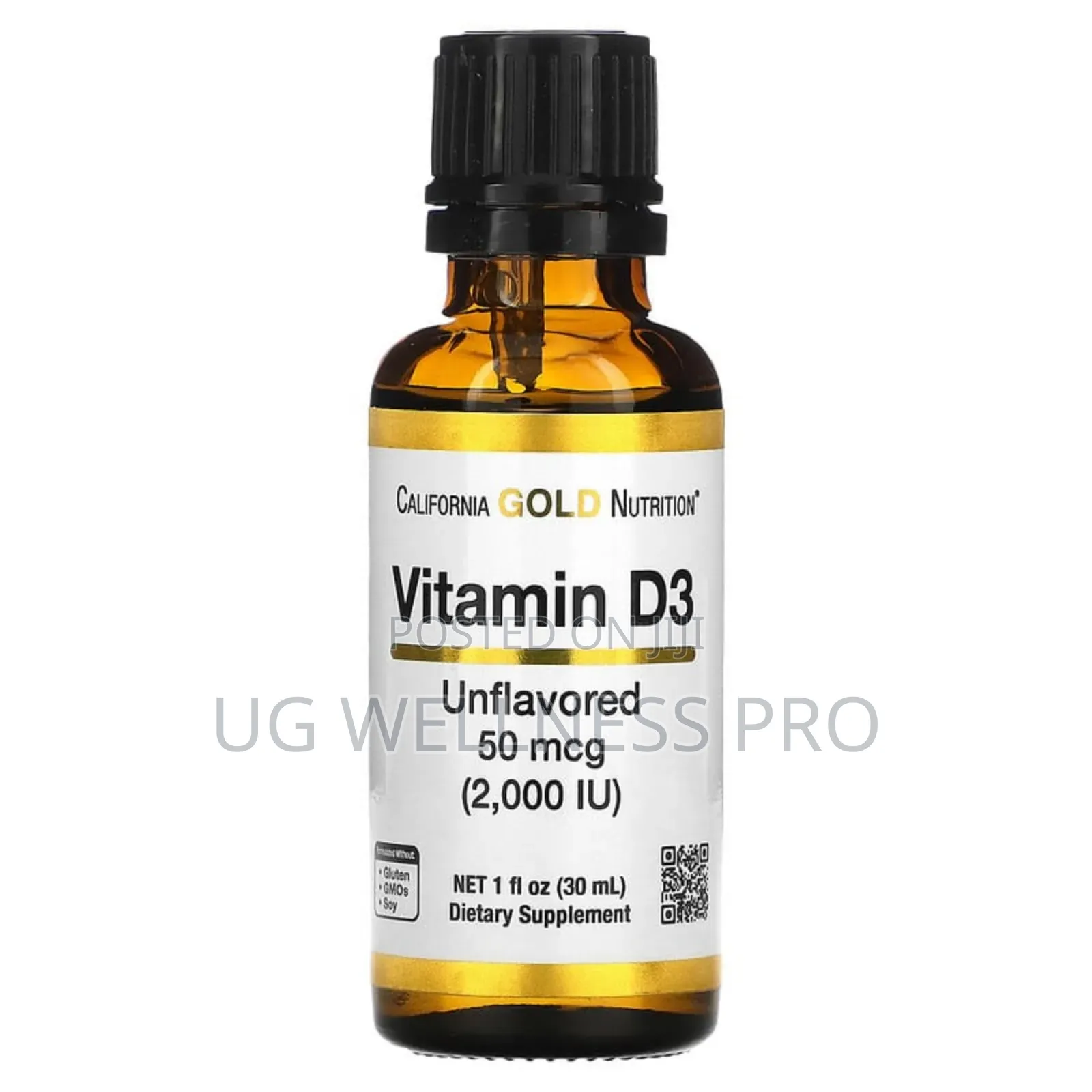 California Gold Nutrition, Vitamin D3 2000iu Drops 30ml
