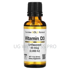 California Gold Nutrition, Vitamin D3 2000iu Drops 30ml