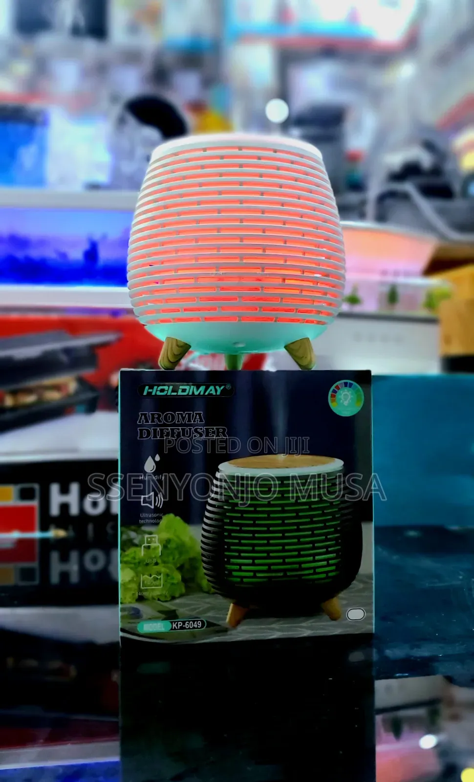 Mini Oil Diffuser-portable Humidifier With Cool Mist Light