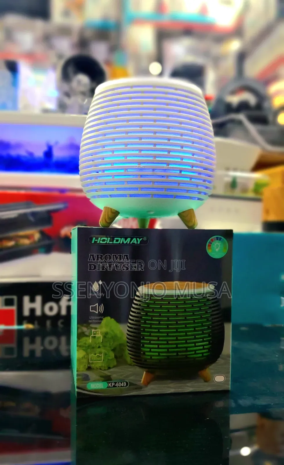 Mini Oil Diffuser-portable Humidifier With Cool Mist Light